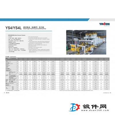 YS4/YS4L閉式四點(diǎn)（多連桿）壓力機(jī)